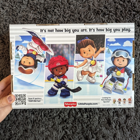 Little People Collector Team USA Winter Sports Set - Picture 2 of 7